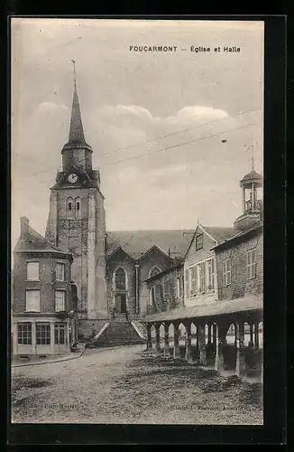 AK Foucarmont, Église et Halle