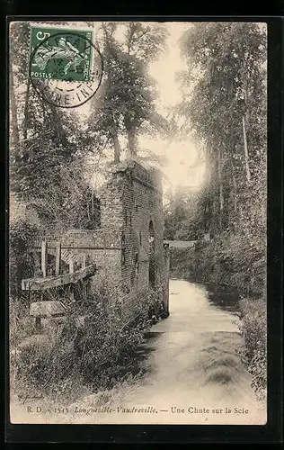 AK Longueville-Vaudreville, Une Chute sur la Scie