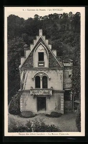 AK La Bouille, Maison des Albert Lambert, la Maison Flamande