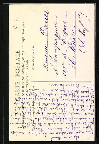 AK Harfleur, la Statue de Crouchy