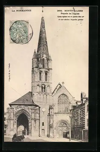 AK Montivilliers, Facade de l`Eglise