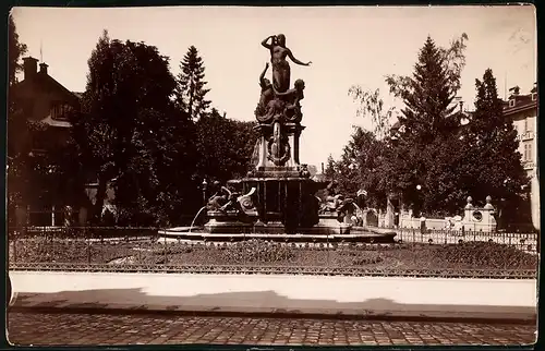 Fotografie Frei & Co. St. Gallen, Ansicht St. Gallen, Broderbrunnen