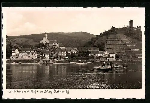 AK Beilstein /Mosel, Ortsansicht mit Burg Metternich