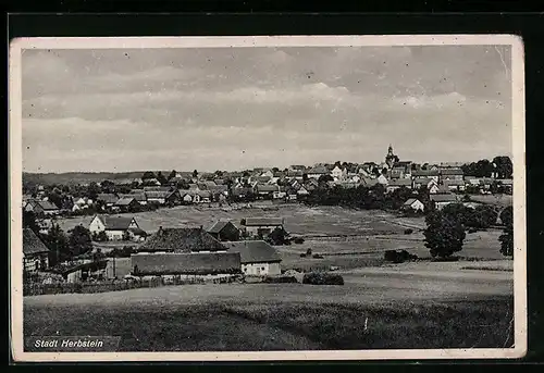 AK Herbstein, Ansicht der Stadt