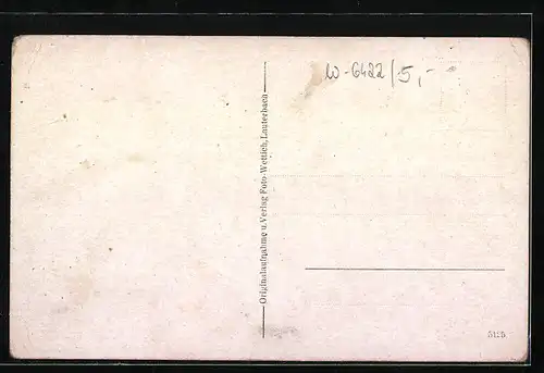 AK Herbstein, Ansicht der Stadt