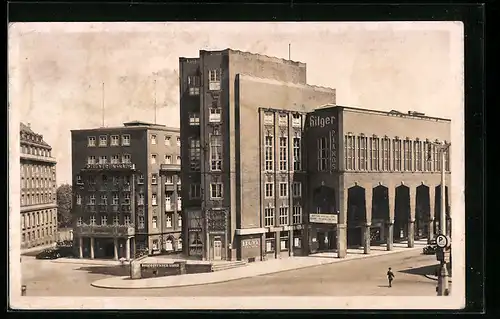 AK Essen, Börse / Hotel Vereinshaus / Haus der Technik