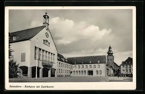 AK Attendorn, Rathaus mit Sparkasse