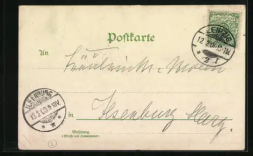 Mondschein-Lithographie Leipzig, Neues Theater