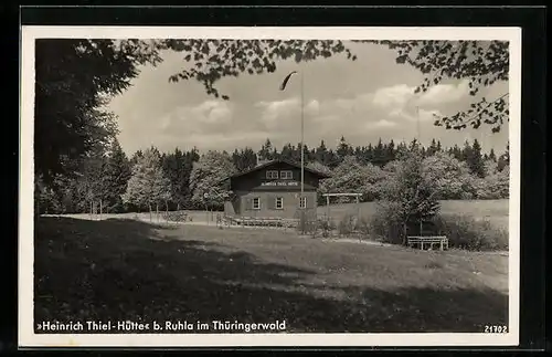 AK Ruhla /Th., Heinrich-Thiel-Hütte