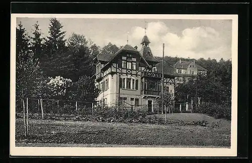 AK Rathen / Sächs. Schweiz, Hotel Villa Landeck