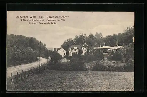 AK Aachen, Gasthaus Neu Linzenshäuschen im Aachener Wald