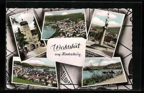 AK Waldshut, Obertor, Gesamtansicht, Waldshuter Junggeselle