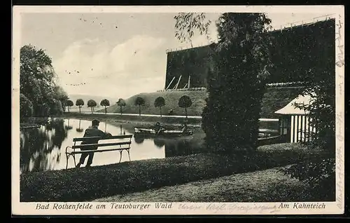 AK Bad Rothenfelde am Teutoburger Wald, Partie am Kahnteich