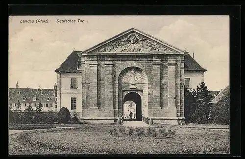 AK Landau /Pfalz, Deutsches Tor