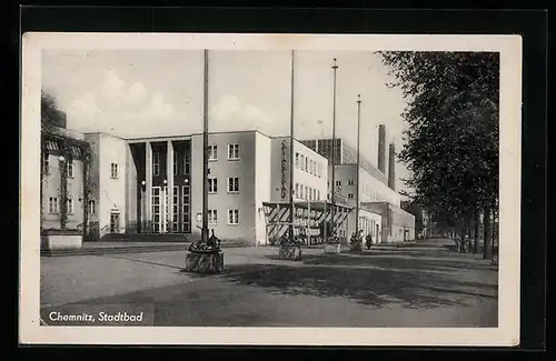 AK Chemnitz, Partie am Stadtbad