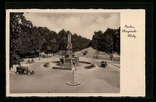 AK Berlin-Tiergarten, Partie am Skagerrak-Platz