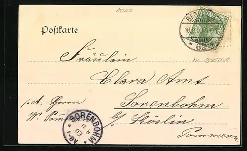 AK Berlin-Tiergarten, Partie am Tiergarten-Ufer