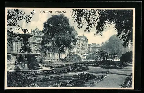 AK Düsseldorf, Partie am Parkhotel