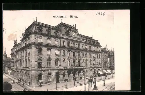 AK Mannheim, Börse aus der Vogelschau