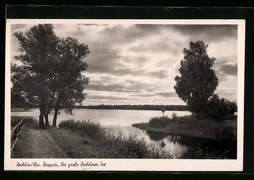 AK Zechlin /Kr. Ruppin, Der grosse Zechliner See