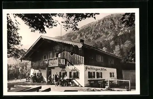 AK Bad Reichenhall, Gasthaus auf der Padinger Alm