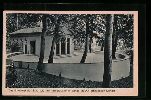 AK Kiel, Ehrenmal der Stadt im Düsternbrooker Gehölz