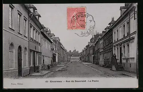 AK Envermeu, Rue de Douvrend, La Poste