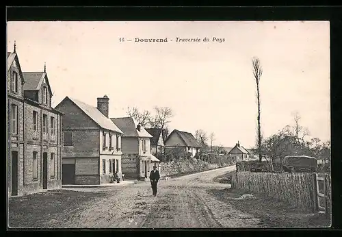 AK Douvrend, Traversée du Pays