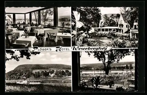 AK Höxter-Corvey, Plögers Hotel Weserberghof