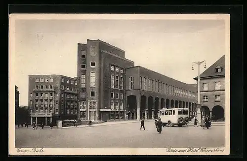 AK Essen /Ruhr, Börse und Hotel Vereinshaus