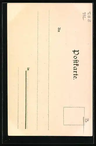 Lithographie Stuttgart, Marktplatz mit Ständen aus der Vogelschau
