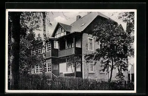 AK Bärenfels / Osterzgeb., Hotel Gästeheim Haus Waldeck