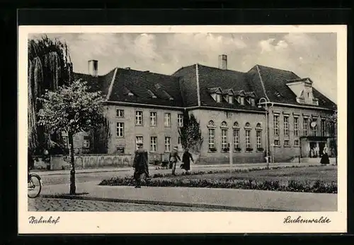 AK Luckenwalde, Partie am Bahnhof