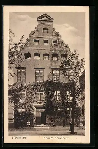 AK Lüneburg, Partie am Heinrich Heine-Haus