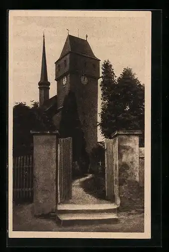 AK Veitsberg bei Weida, Kirche, einer der ältesten in Deutschland