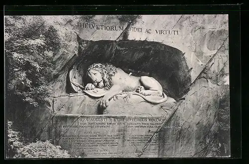 AK Luzern, Der schlafende Löwe von Luzern