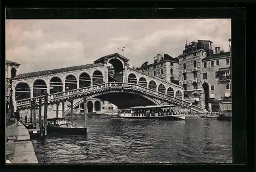 AK Venedig, Die Rialtobrücke