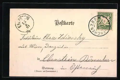 AK München, Bavaria mit Ruhmeshalle