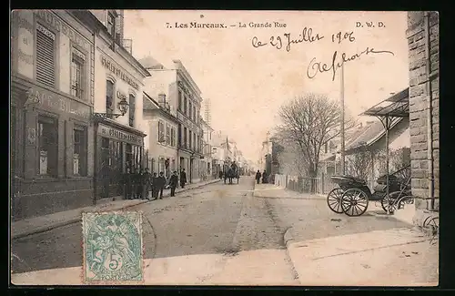 AK Les Mureaux, La Grande Rue