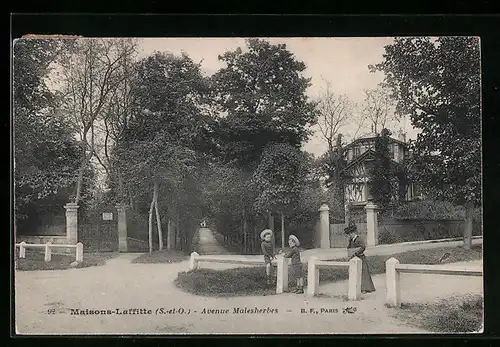 AK Maisons-Laffitte, Avenue Malesherbes