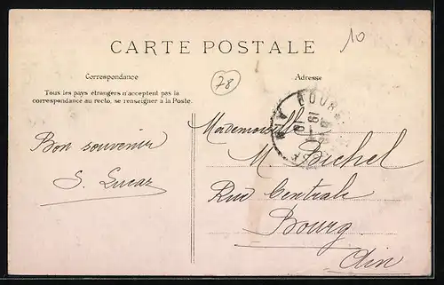 AK Chatou, Le petit bras de Seine