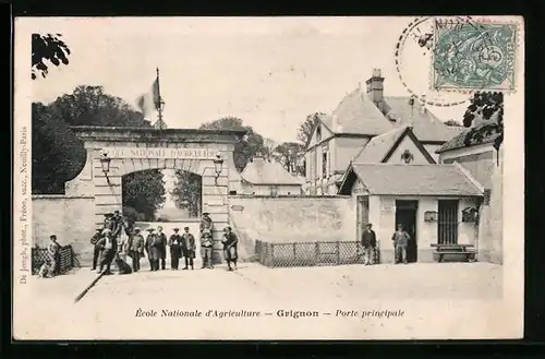 AK Grignon, Ecole Nationale d`Agriculture, Porte principale