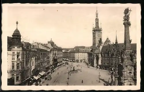 AK Olmütz, Ring aus der Vogelschau