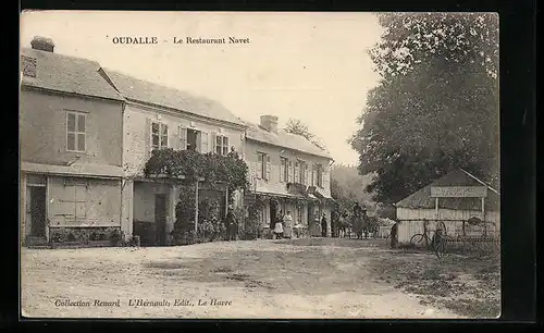 AK Oudalle, Strassenpartie am Restaurant Navet