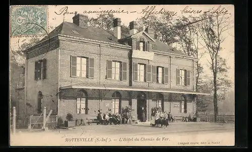 AK Motteville, L`Hôtel du Chemin de Fer