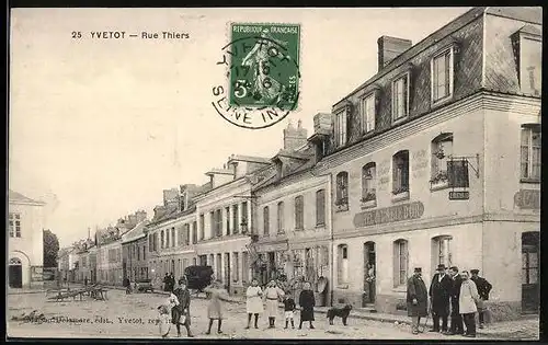 AK Yvetot, Rue Thiers