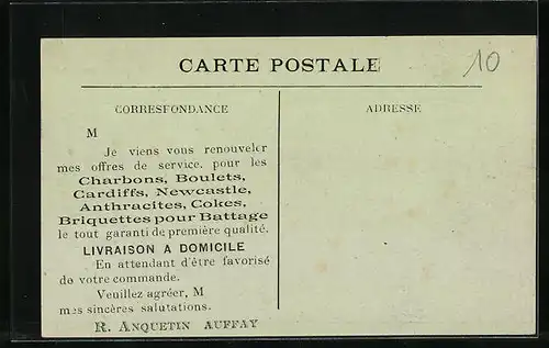 AK Auffay, Hotel du Chemin de Fer