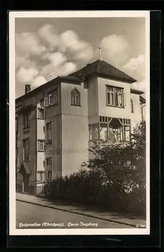 AK Hahnenklee /Oberharz, Siebel-Erholungsheim Haus Ingeborg
