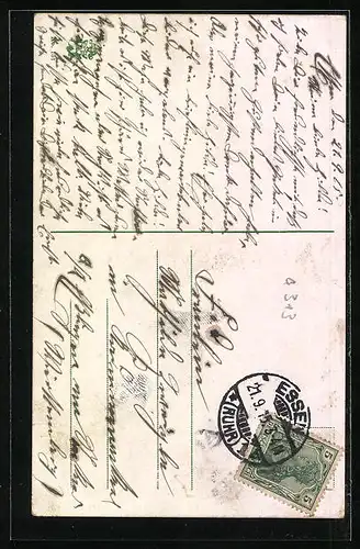 AK Essen, Krupp-Fabrik, Portraits v. Krupp v. Bohlen u. Halbach, F. A. Krupp, A. Krupp