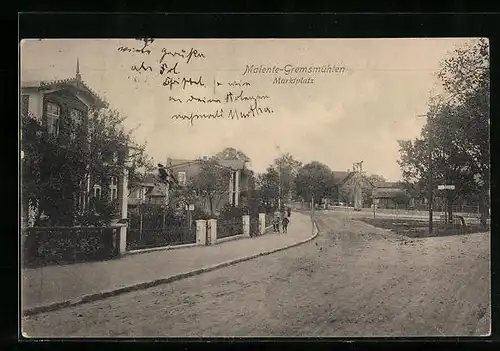 AK Malente-Gremsmühlen, Partie am Marktplatz